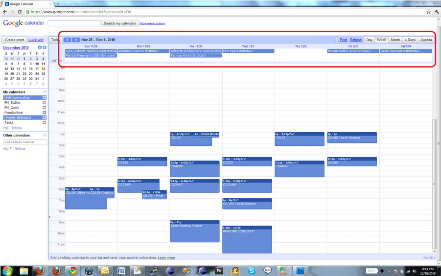 Birthday Calendar image 4